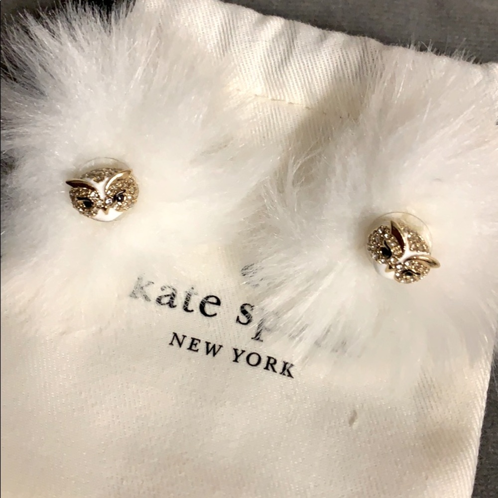 Kate Spade Star Bright Owl Reversible Earrings